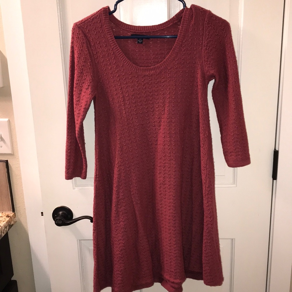 American Eagle Outfitters crochet shift dress